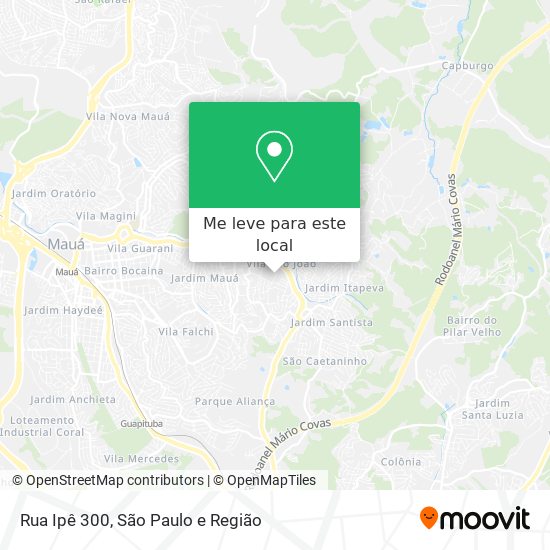 Rua Ipê 300 mapa