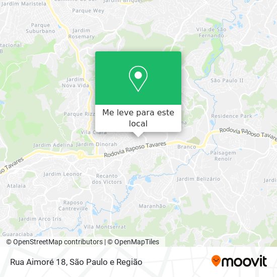 Rua Aimoré 18 mapa