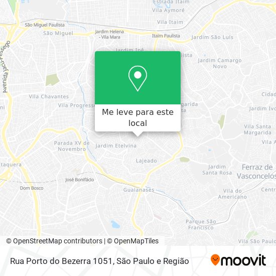 Rua Porto do Bezerra 1051 mapa