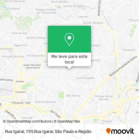 Rua Igaraí, 195,Rua Igaraí mapa