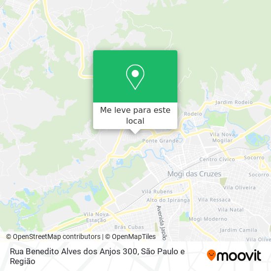 Rua Benedito Alves dos Anjos 300 mapa