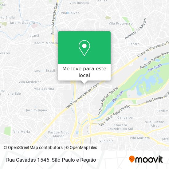 Rua Cavadas 1546 mapa