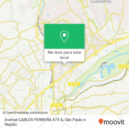 Avenue CARLOS FERREIRA 875 A mapa