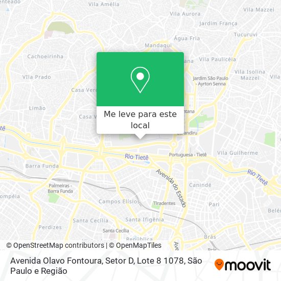 Avenida Olavo Fontoura, Setor D, Lote 8 1078 mapa