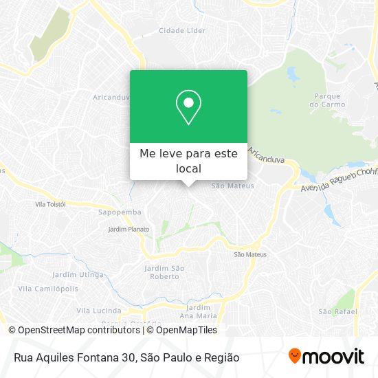 Rua Aquiles Fontana 30 mapa