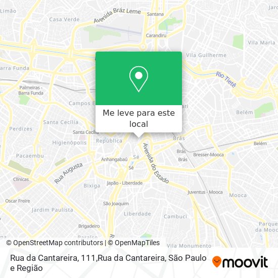 Rua da Cantareira, 111,Rua da Cantareira mapa