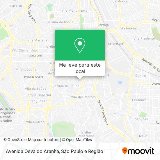 Avenida Osvaldo Aranha mapa