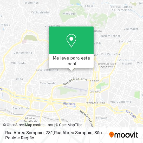 Rua Abreu Sampaio, 281,Rua Abreu Sampaio mapa