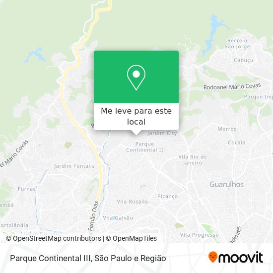 Parque Continental III mapa
