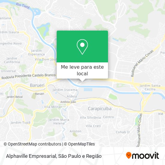 Alphaville Empresarial mapa