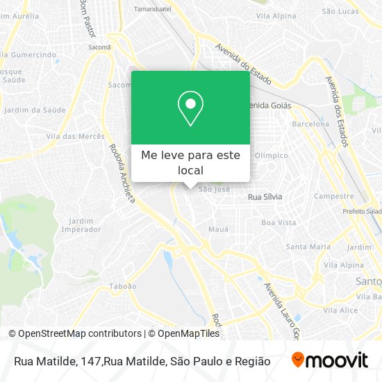 Rua Matilde, 147,Rua Matilde mapa