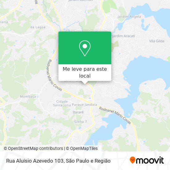 Rua Aluísio Azevedo 103 mapa