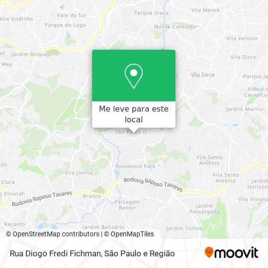 Rua Diogo Fredi Fichman mapa