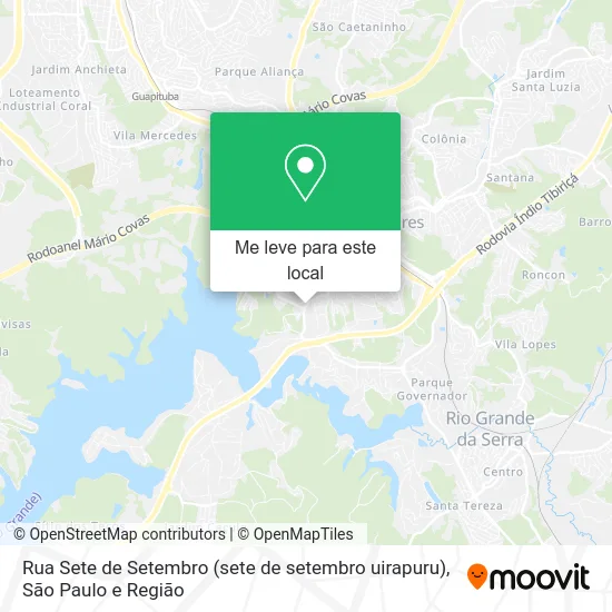 Rua Sete de Setembro (sete de setembro uirapuru) mapa