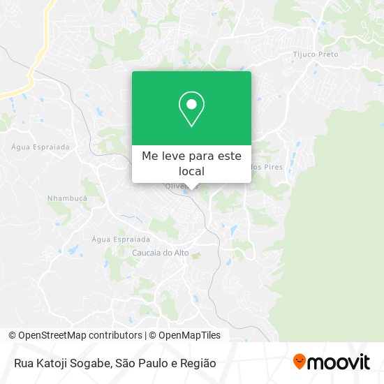 Rua Katoji Sogabe mapa