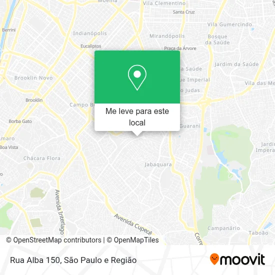 Rua Alba 150 mapa