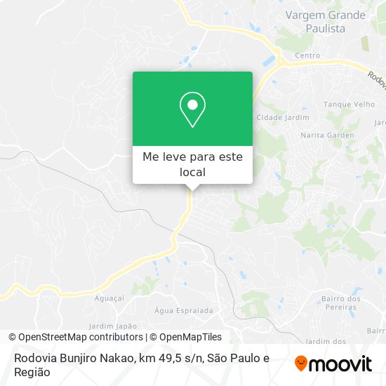 Rodovia Bunjiro Nakao, km 49,5 s / n mapa