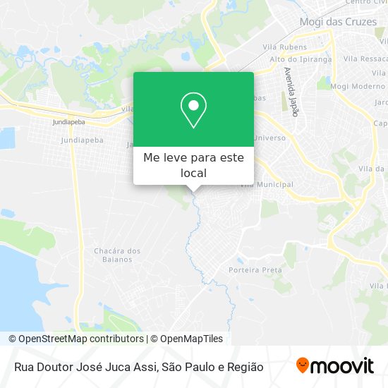 Rua Doutor José Juca Assi mapa