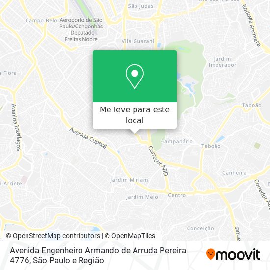 Avenida Engenheiro Armando de Arruda Pereira 4776 mapa