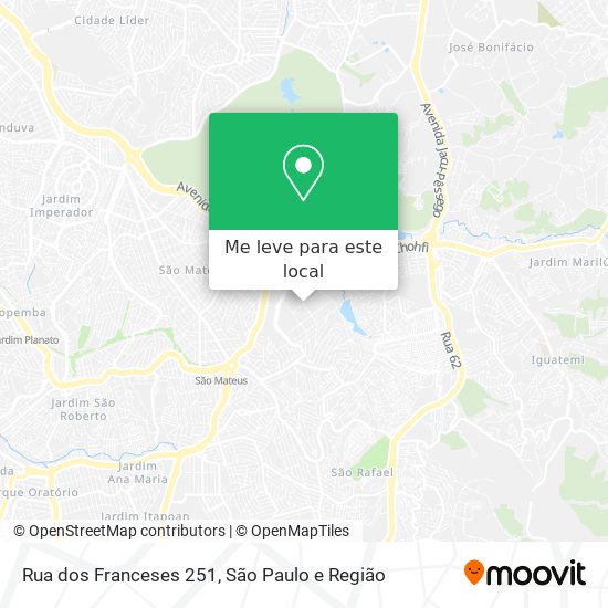 Rua dos Franceses 251 mapa