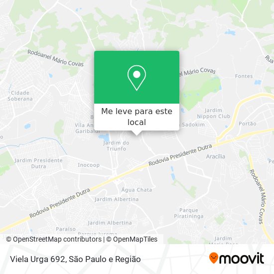 Viela Urga 692 mapa