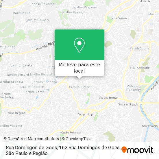 Rua Domingos de Goes, 162,Rua Domingos de Goes mapa