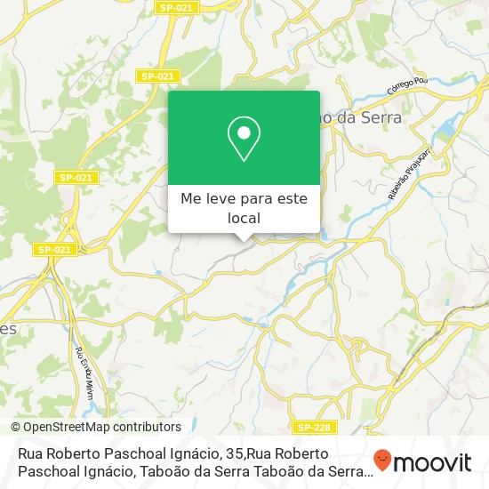 Rua Roberto Paschoal Ignácio, 35,Rua Roberto Paschoal Ignácio, Taboão da Serra Taboão da Serra-SP mapa