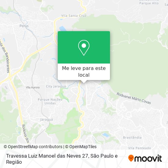 Travessa Luiz Manoel das Neves 27 mapa