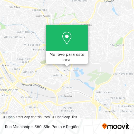 Rua Mississipe, 560 mapa