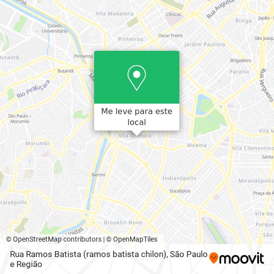 Rua Ramos Batista (ramos batista chilon) mapa