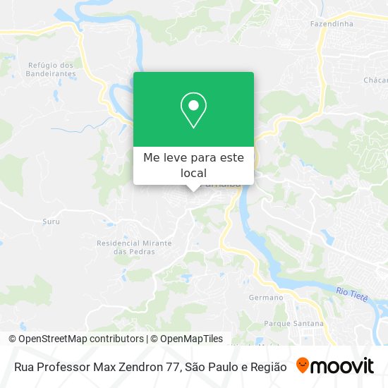 Rua Professor Max Zendron 77 mapa