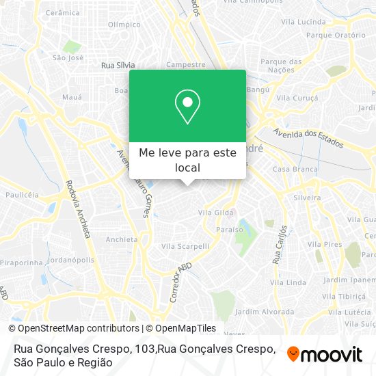 Rua Gonçalves Crespo, 103,Rua Gonçalves Crespo mapa