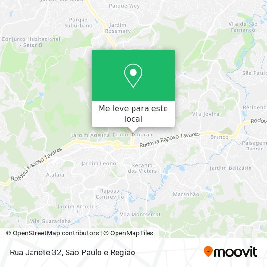 Rua Janete 32 mapa