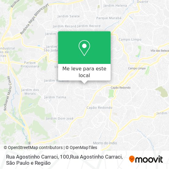 Rua Agostinho Carraci, 100,Rua Agostinho Carraci mapa