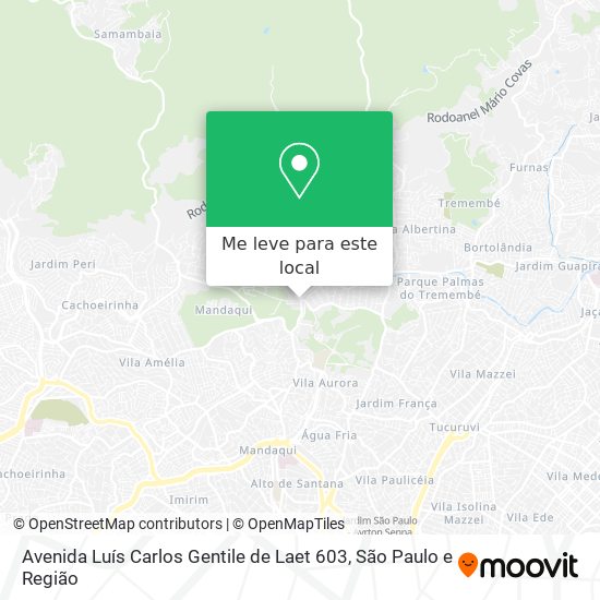 Avenida Luís Carlos Gentile de Laet 603 mapa