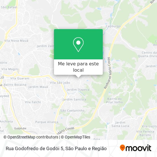 Rua Godofredo de Godói 5 mapa