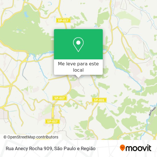 Rua Anecy Rocha 909 mapa