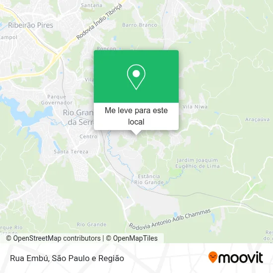 Rua Embú mapa