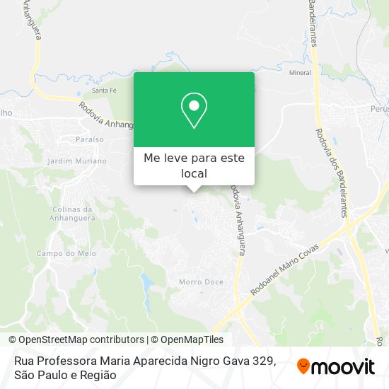 Rua Professora Maria Aparecida Nigro Gava 329 mapa