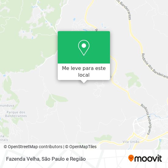 Fazenda Velha mapa