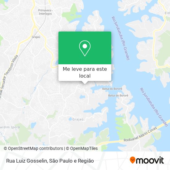 Rua Luiz Gosselin mapa