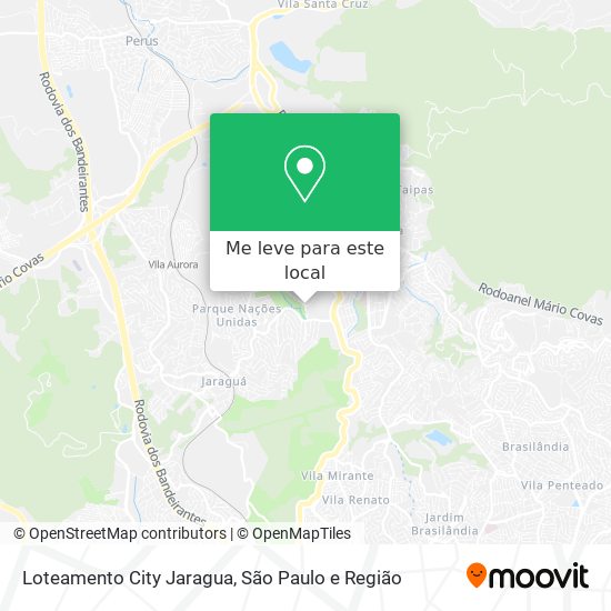 Loteamento City Jaragua mapa