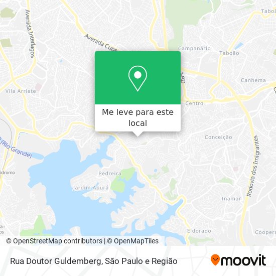 Rua Doutor Guldemberg mapa
