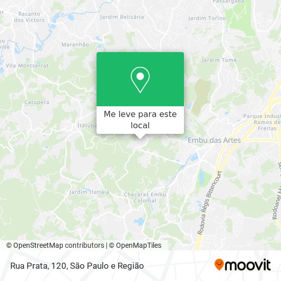 Rua Prata, 120 mapa