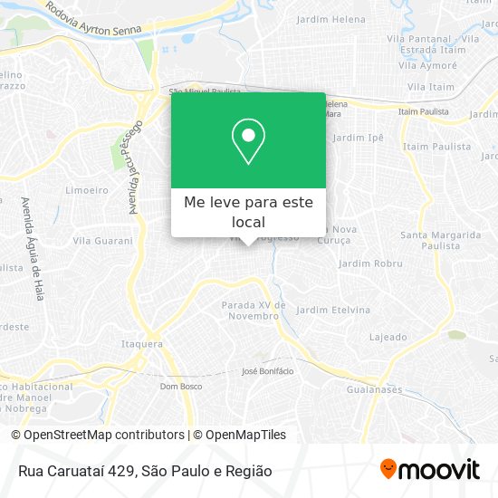 Rua Caruataí 429 mapa