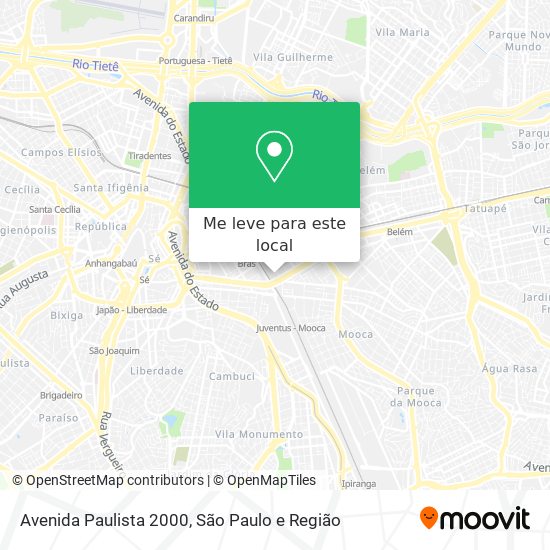 Avenida Paulista 2000 mapa