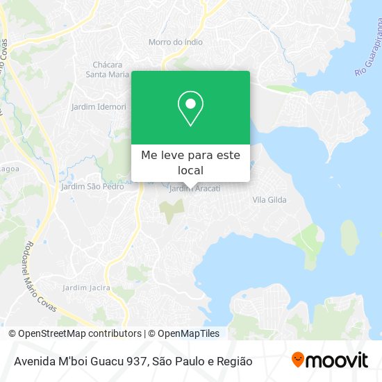 Avenida M'boi Guacu 937 mapa