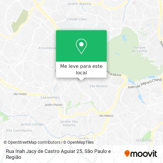 Rua Inah Jacy de Castro Aguiar 25 mapa