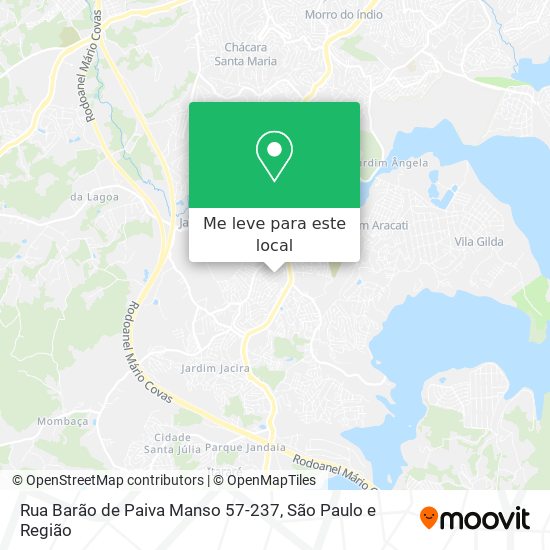 Rua Barão de Paiva Manso 57-237 mapa