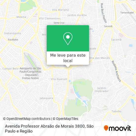 Avenida Professor Abraão de Morais 3800 mapa